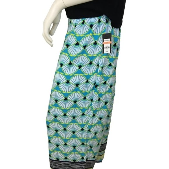 Crown & Ivy Pants Cropped Shell Pattern Size 2XL NWT SKU 000338-6 - Picture 4 of 4